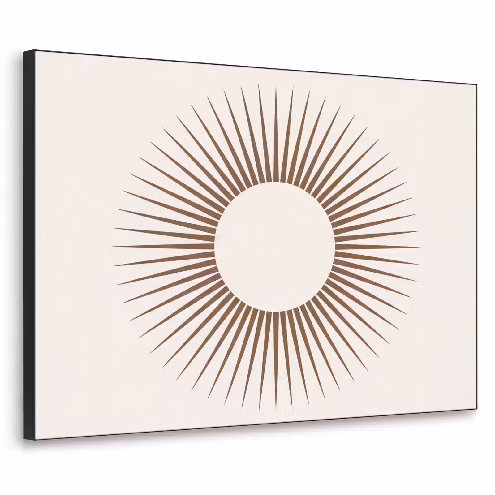 Art Frame - Zusammenfassung – Sonne – Symbol – Modern – Beige — 1