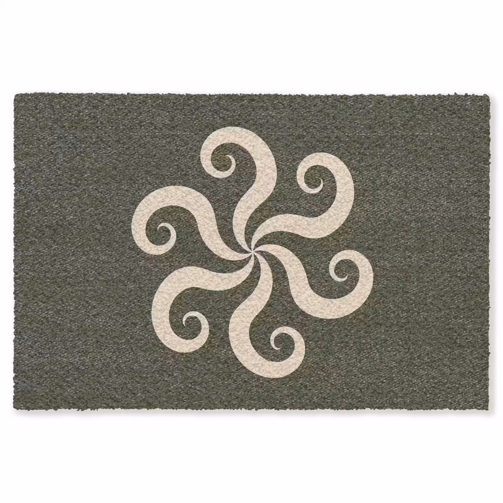 Teppich - Muster – Spirale – Abstrakt – Modern – Grün — 1