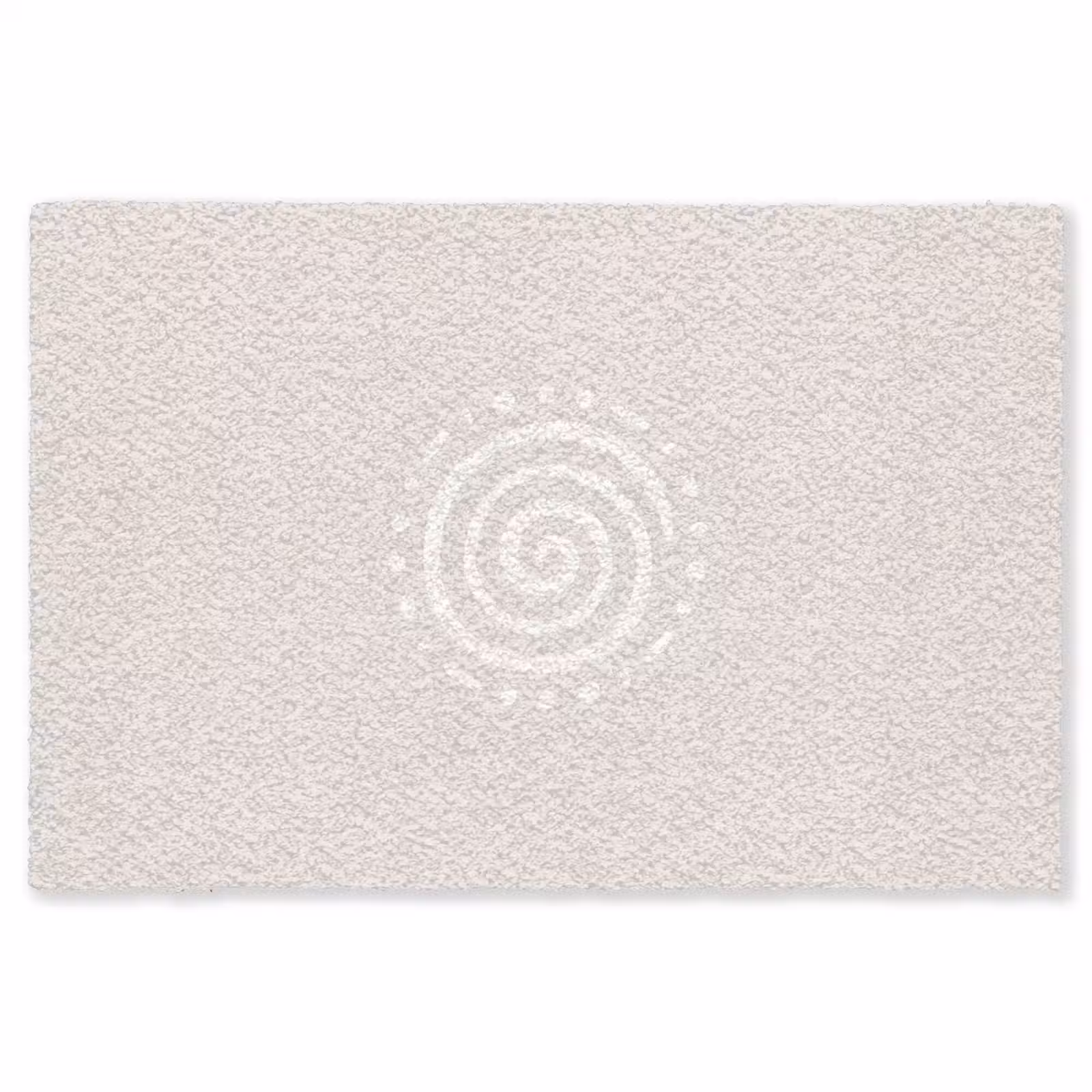 Teppich - Symbol – Spirale – Abstrakt – Minimalistisch – Beige — 1