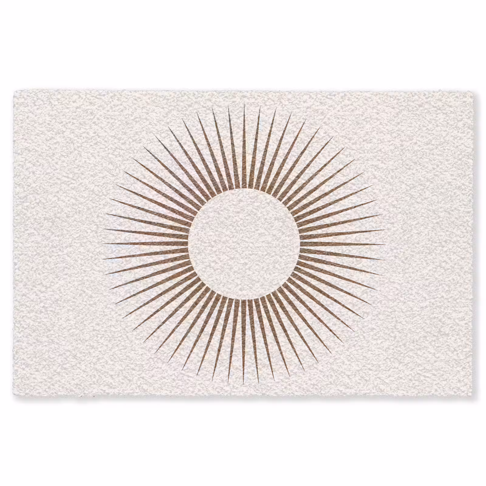 Teppich - Zusammenfassung – Sonne – Symbol – Modern – Beige — 1