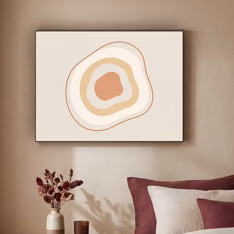 Art Frame - Abstrakt – Organisch – Modern – Beige – Kunst — 2