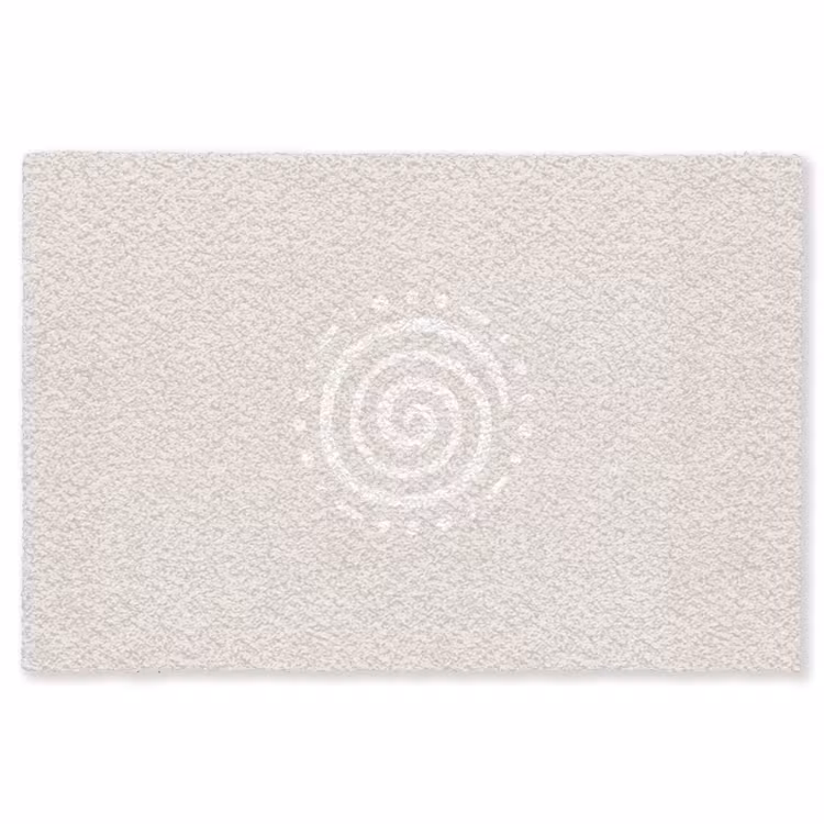 Teppich - Symbol – Spirale – Abstrakt – Minimalistisch – Beige — 1