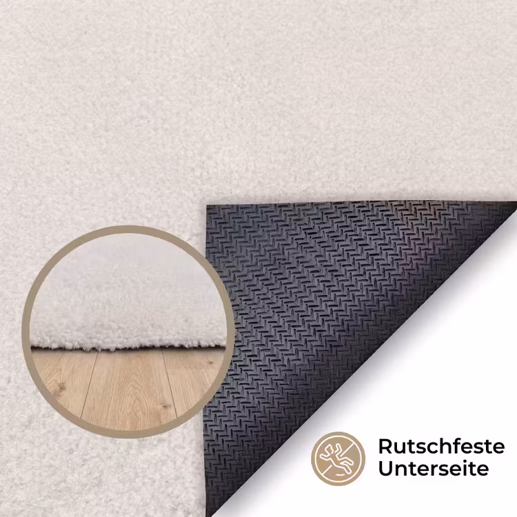 Teppich - Symbol – Spirale – Abstrakt – Minimalistisch – Beige — 4