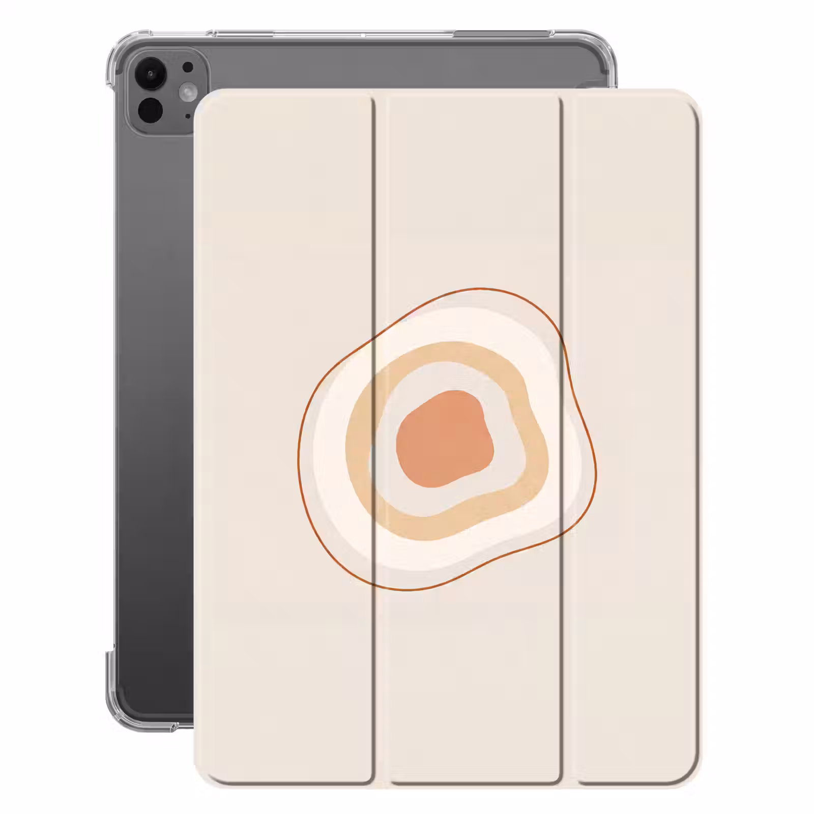Abstrakt – Organisch – Modern – Beige – Kunst — 1