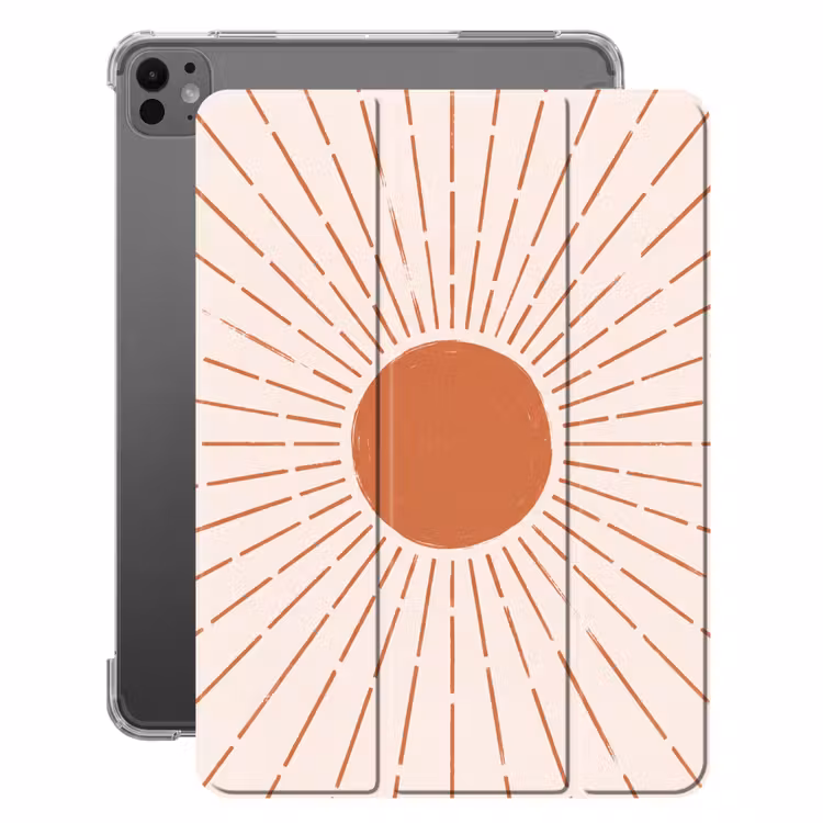Sonne – Strahlen – Abstrakt – Terrakotta – Modern — 1