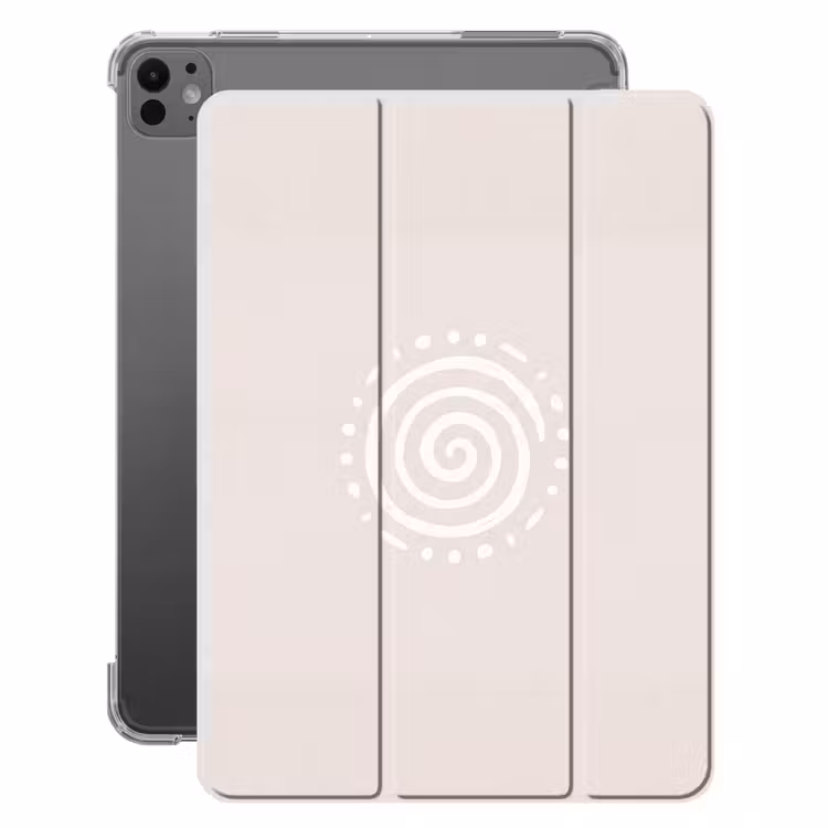 Symbol – Spirale – Abstrakt – Minimalistisch – Beige — 1