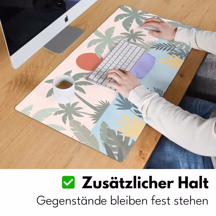Schreibtischunterlage - Tiere – Vogel – Wasser – Natur – Illustration — 3