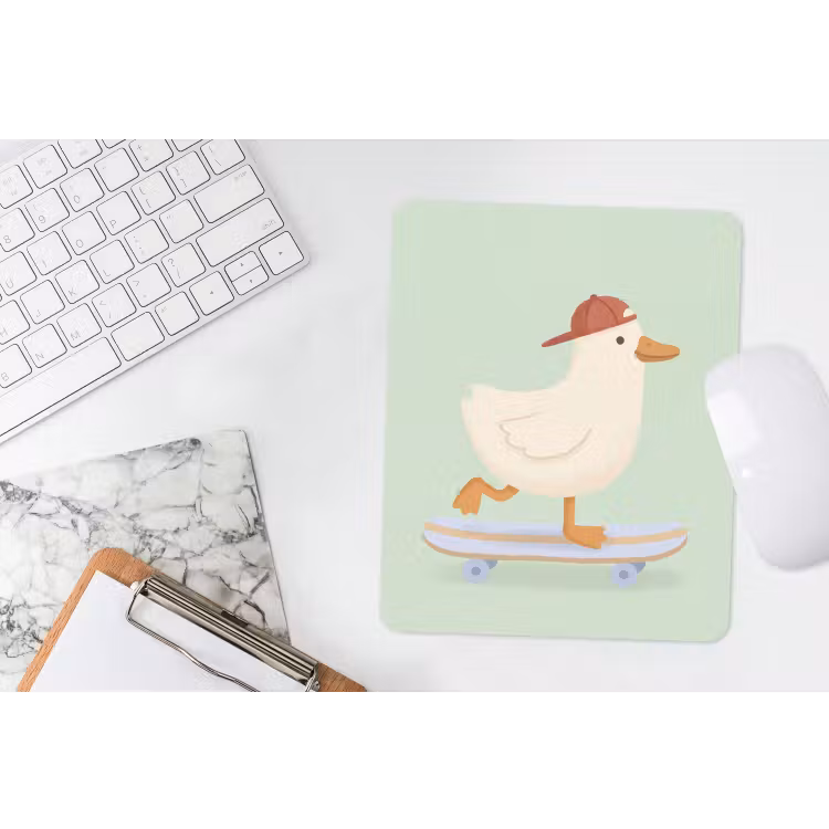 Mauspad - Vogel – Skateboard – Tiere – Cartoon – Verspielt — 4