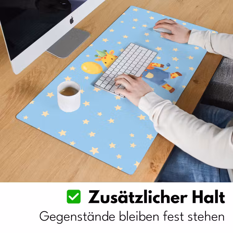 Schreibtischunterlage - Tiere – Giraffe – Luftballon – Party – Kinderzimmer — 3