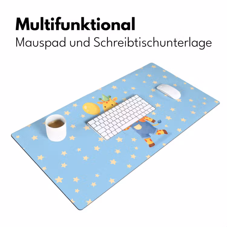 Schreibtischunterlage - Tiere – Giraffe – Luftballon – Party – Kinderzimmer — 4