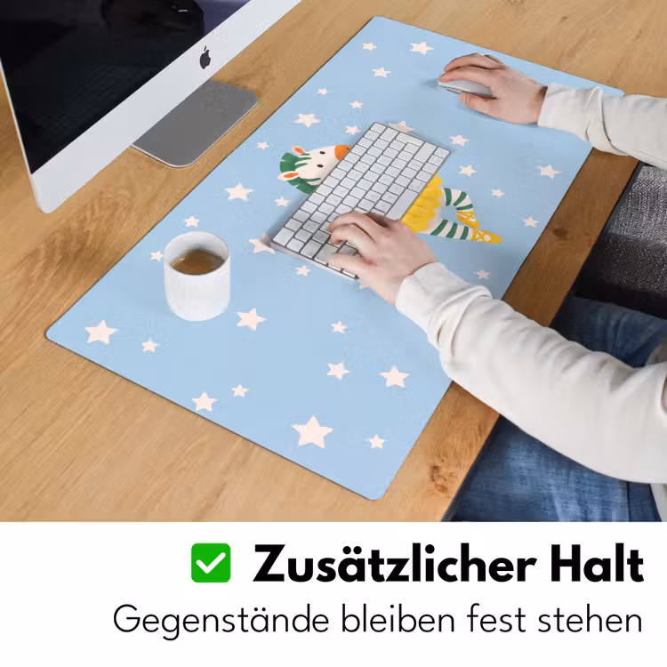 Schreibtischunterlage - Tiere – Tanz – Illustration – Kinderzimmer – Sterne — 3