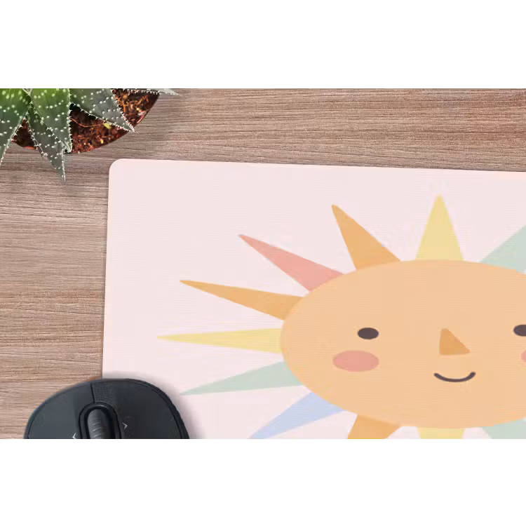 Mauspad - Sonne – Mond – Sterne – Kinderzimmer – Pastell — 5