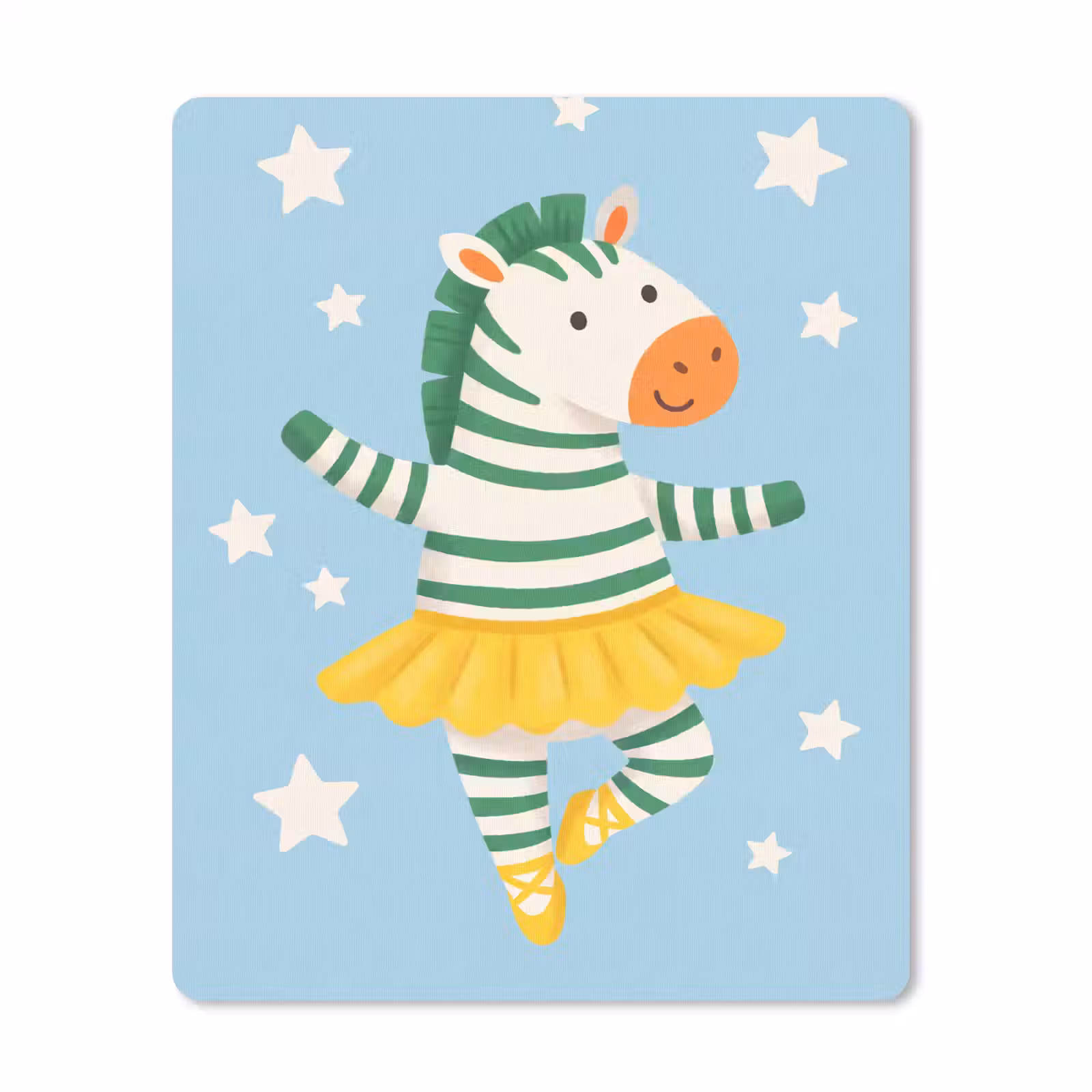 Mauspad - Tiere – Tanz – Illustration – Kinderzimmer – Sterne — 1