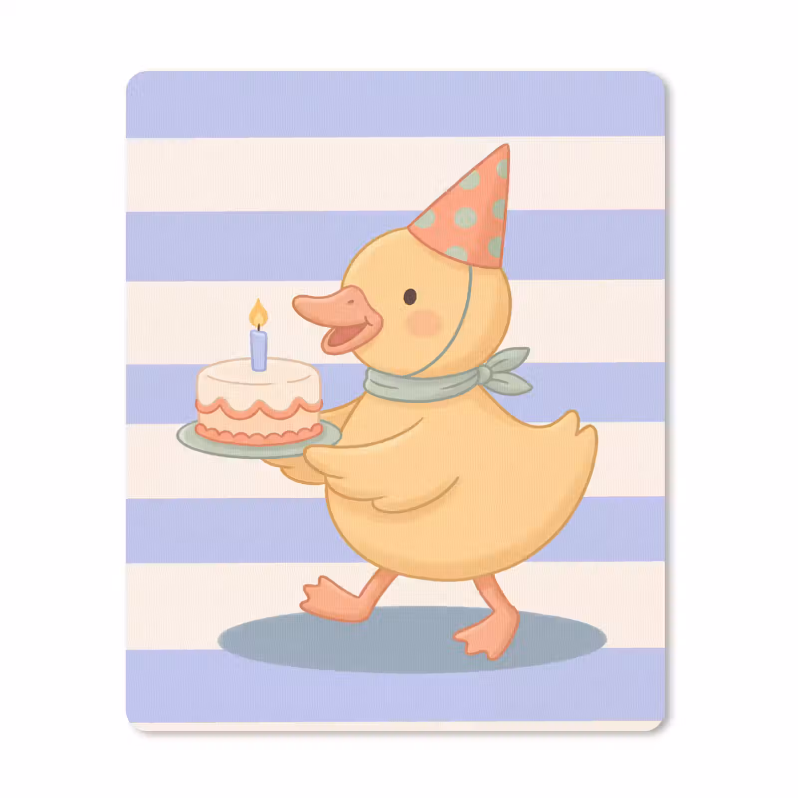 Mauspad - Vogel – Fest – Torte – Kinder – Illustration — 1