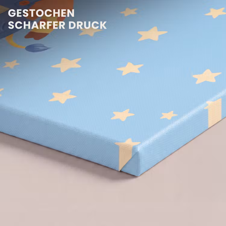Leinwandbild - Tiere – Giraffe – Luftballon – Party – Kinderzimmer — 4