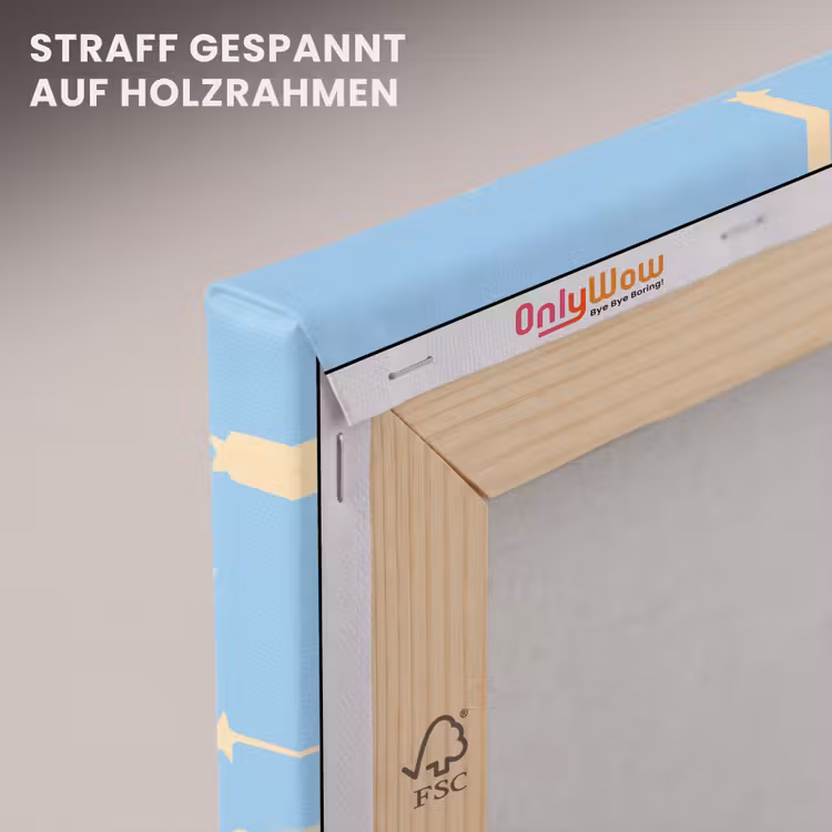Leinwandbild - Tiere – Giraffe – Luftballon – Party – Kinderzimmer — 5