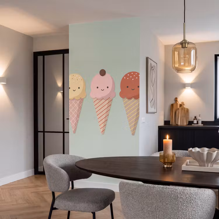 Tapete - Eis – Eistüten – Essen – Illustration – Fröhlich — 5