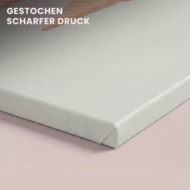 Leinwandbild - Eis – Eistüten – Essen – Illustration – Fröhlich — 4