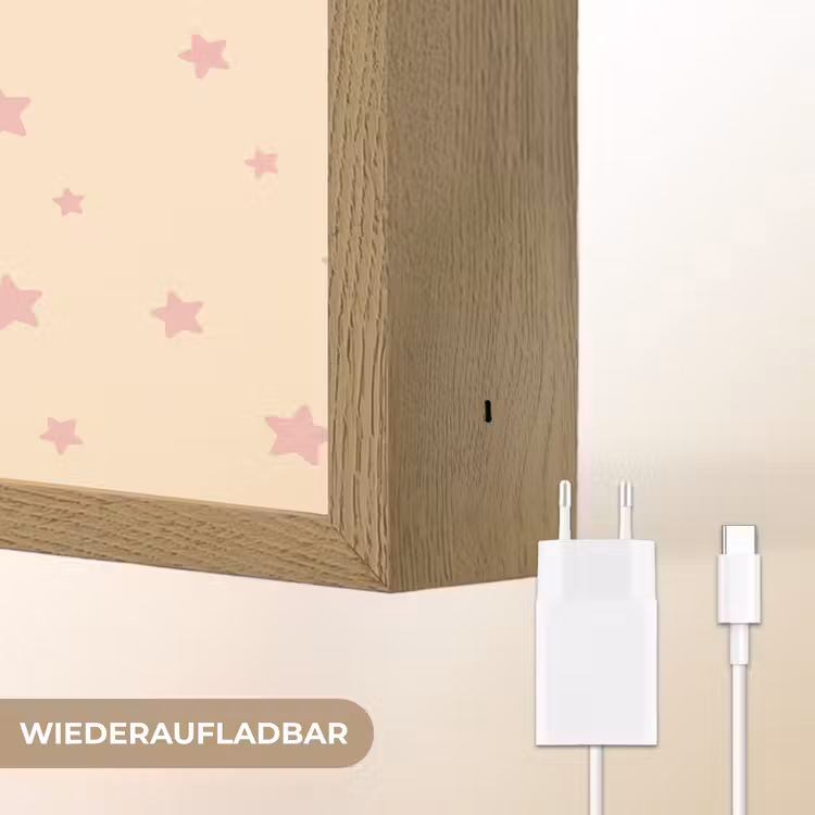 Nachtlicht Kinder - Stern – Regenbogen – Nacht – Illustration – Pastell — 9