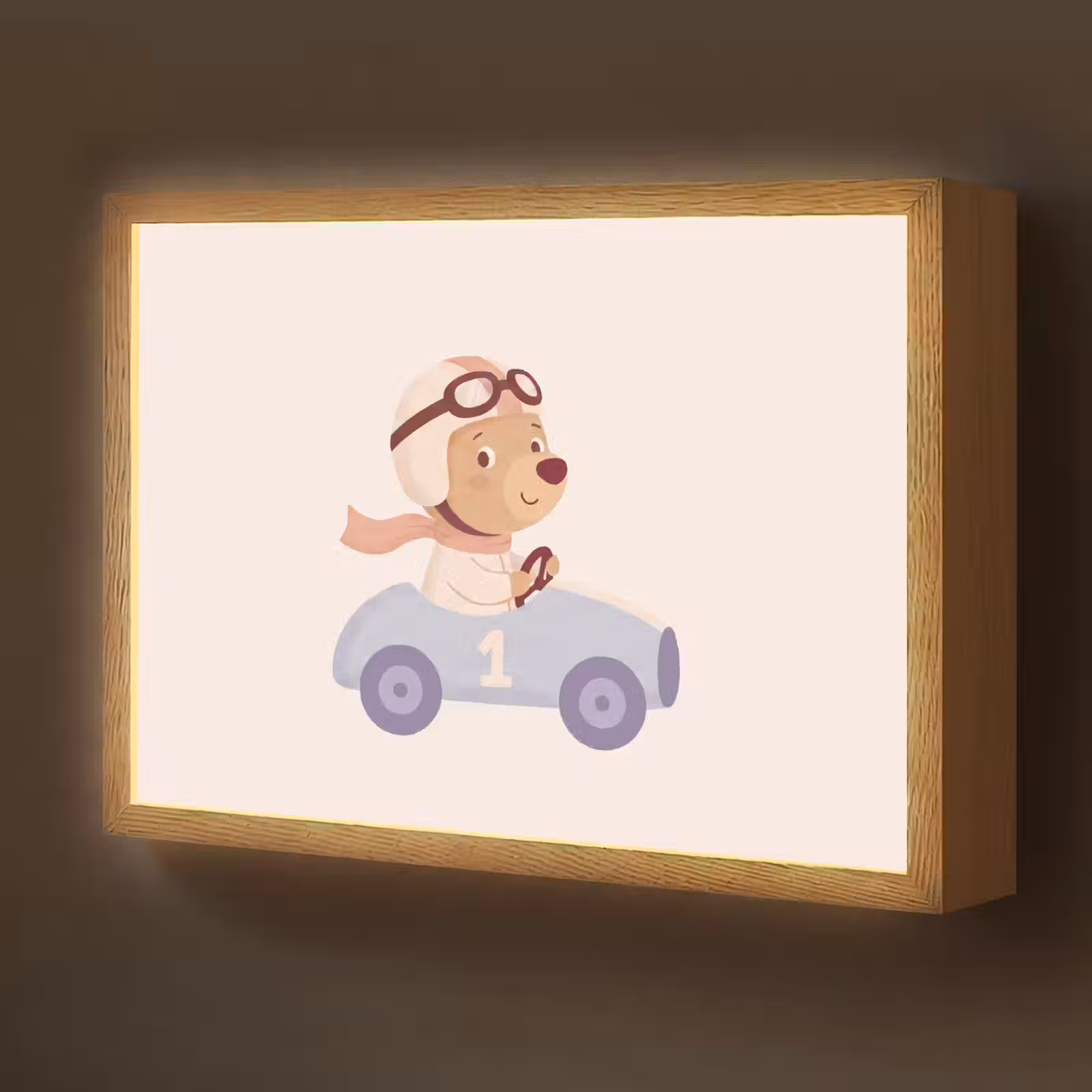 Nachtlicht Kinder - Bär – Auto – Kinderzimmer – Cartoon – Verspielt — 1