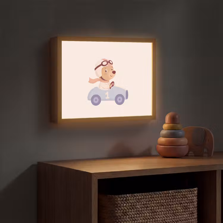 Nachtlicht Kinder - Bär – Auto – Kinderzimmer – Cartoon – Verspielt — 4