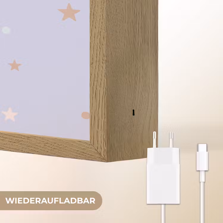 Nachtlicht Kinder - Rakete – Weltraum – Planet – Illustration — 9