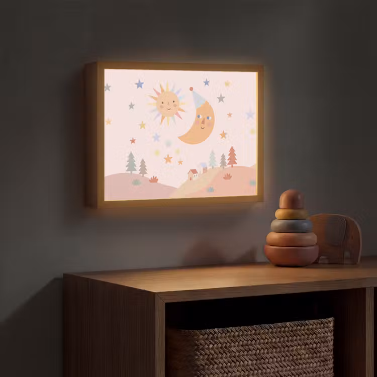Nachtlicht Kinder - Sonne – Mond – Sterne – Kinderzimmer – Pastell — 4