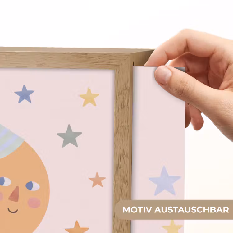 Nachtlicht Kinder - Sonne – Mond – Sterne – Kinderzimmer – Pastell — 5