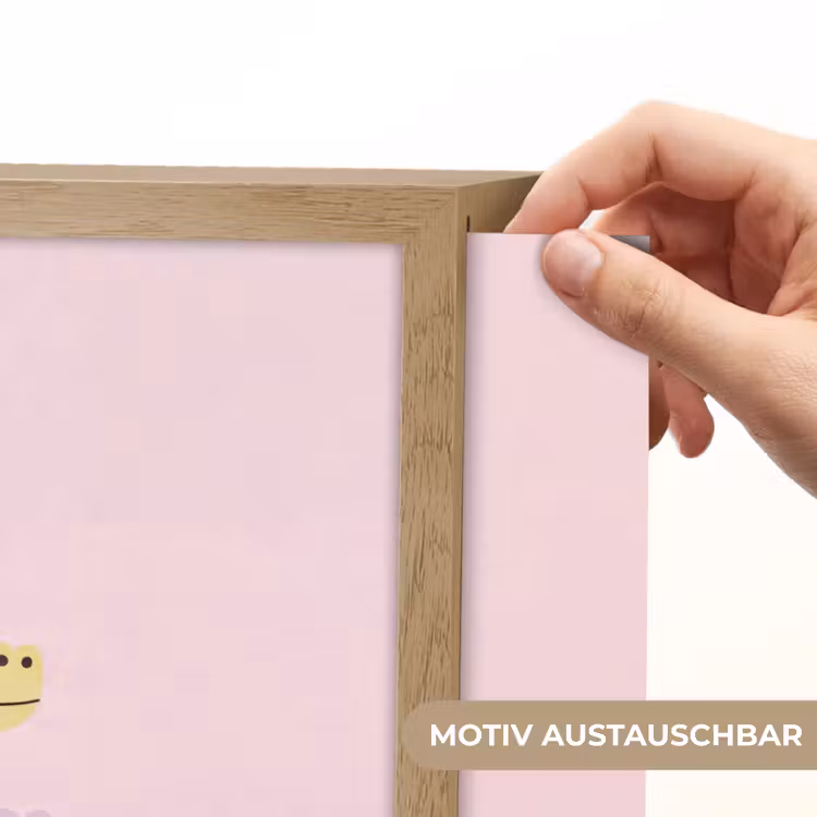 Nachtlicht Kinder - Tiere – Skaten – Illustration – Verspielt – Rosa — 5