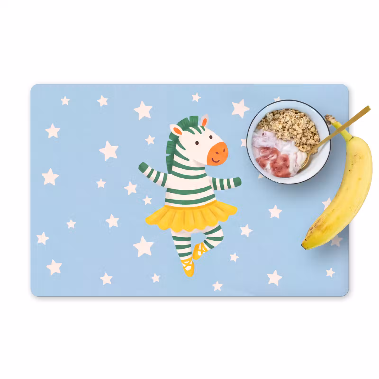 Tischset - 6 Stück - Tiere – Tanz – Illustration – Kinderzimmer – Sterne — 1