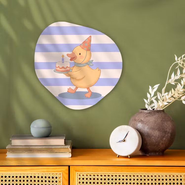 Forexbild Organische Form - Vogel – Fest – Torte – Kinder – Illustration — 2