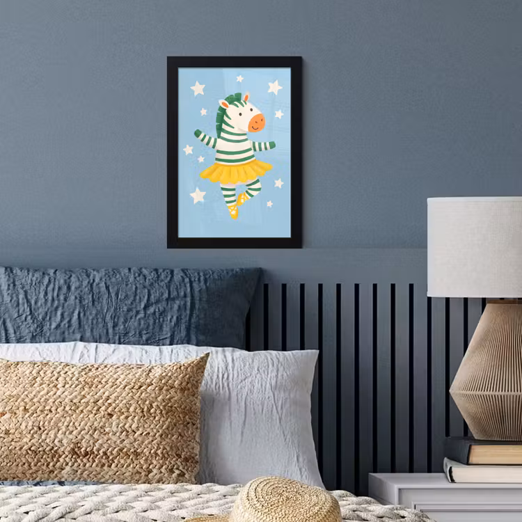 Bilder mit Rahmen - Tiere – Tanz – Illustration – Kinderzimmer – Sterne — 3
