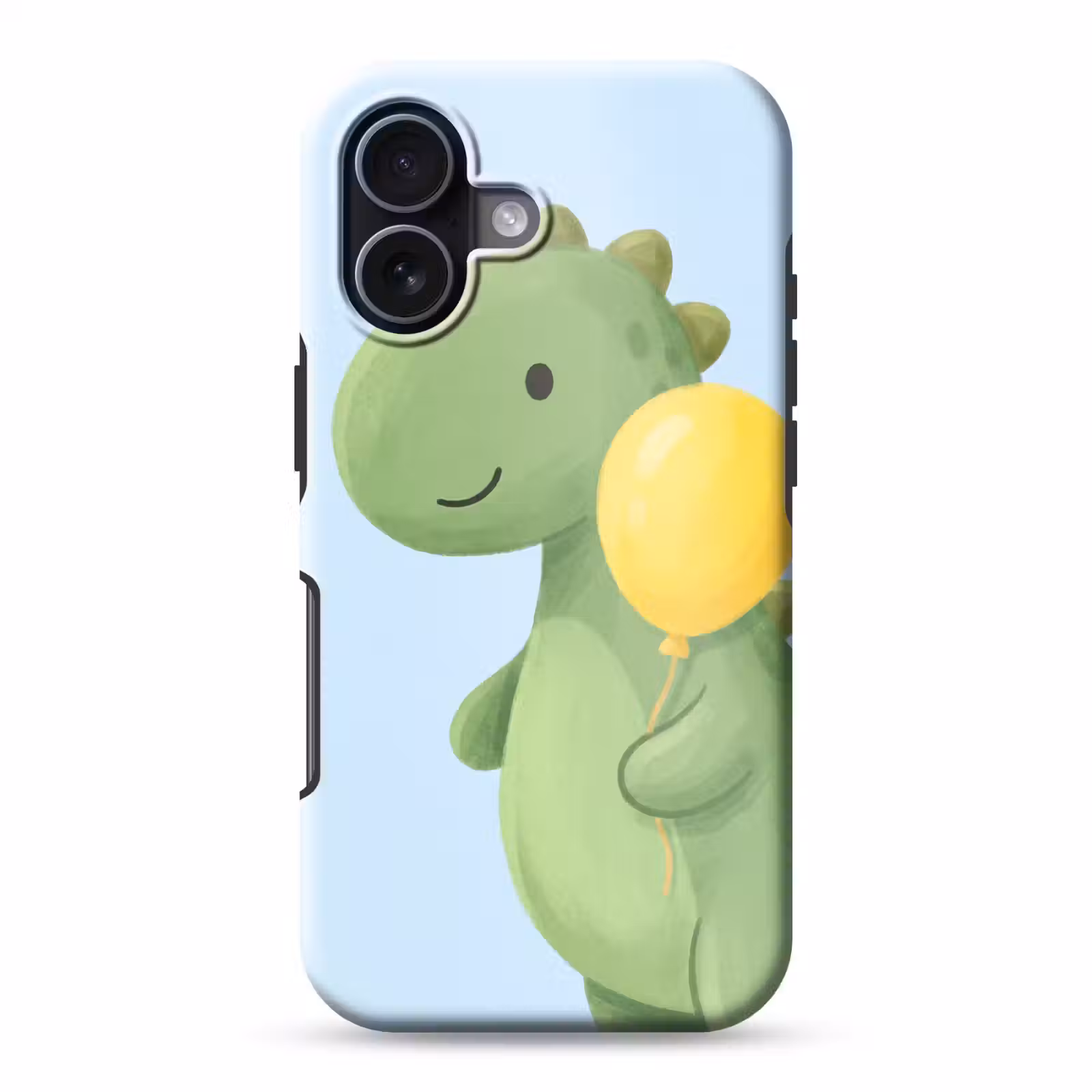 Handyhülle Toughcase - Dinosaurier – Luftballon – Kinderzimmer – Illustration – Grün — 1
