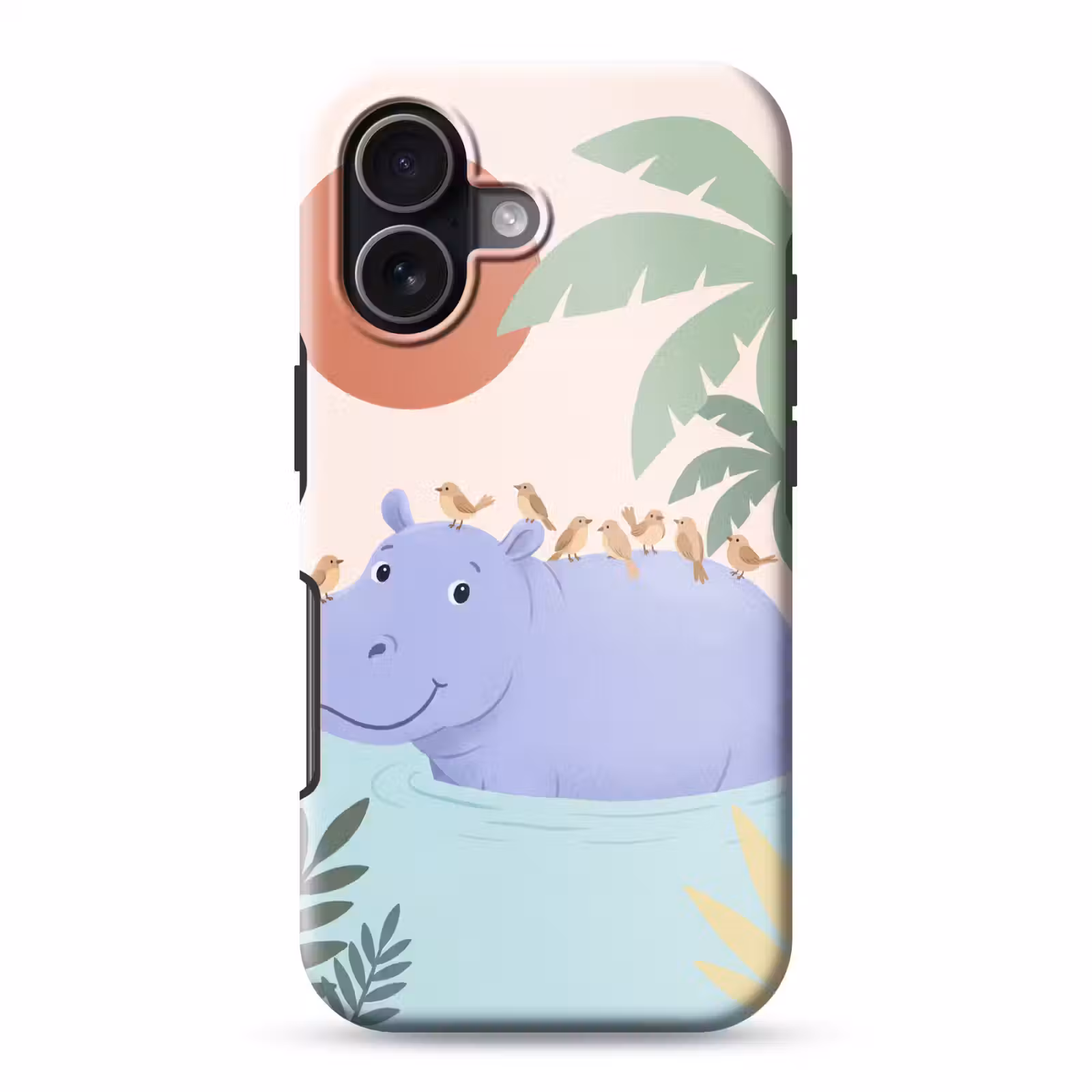 Handyhülle Toughcase - Tiere – Vogel – Wasser – Natur – Illustration — 1