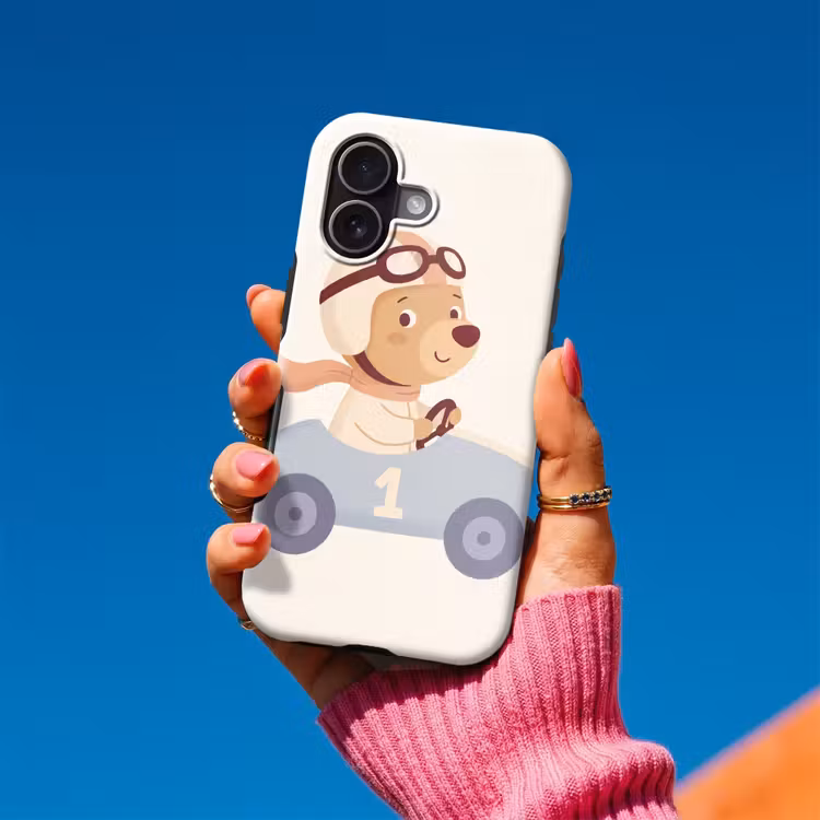 Handyhülle Toughcase - Bär – Auto – Kinderzimmer – Cartoon – Verspielt — 2
