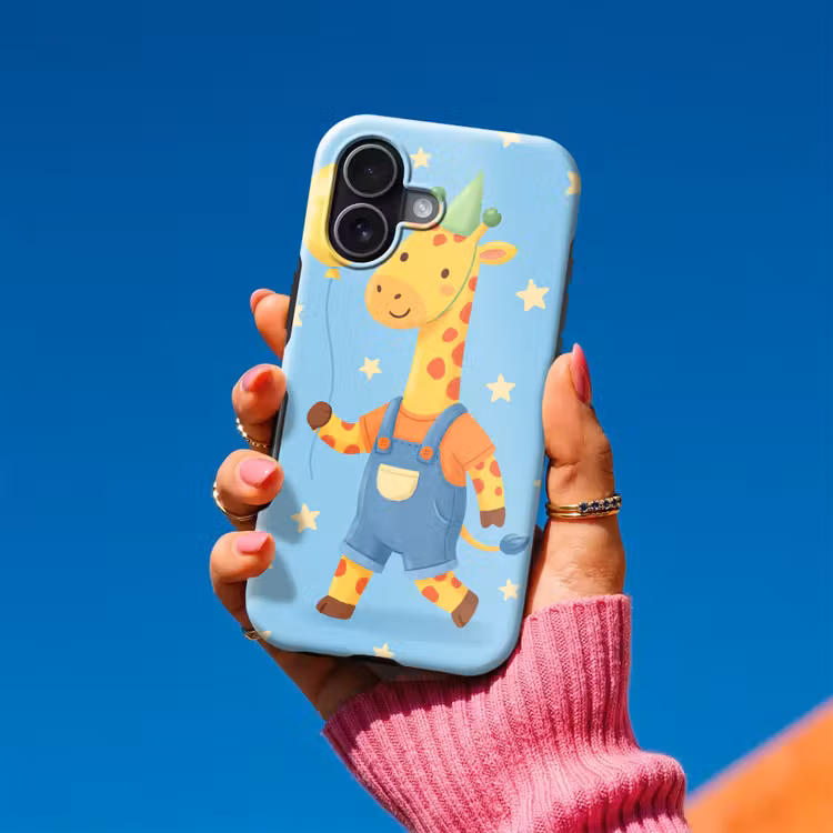 Handyhülle Toughcase - Tiere – Giraffe – Luftballon – Party – Kinderzimmer — 2