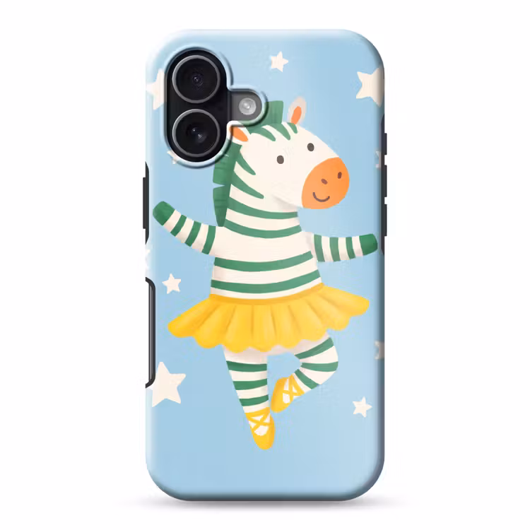 Handyhülle Toughcase - Tiere – Tanz – Illustration – Kinderzimmer – Sterne — 1