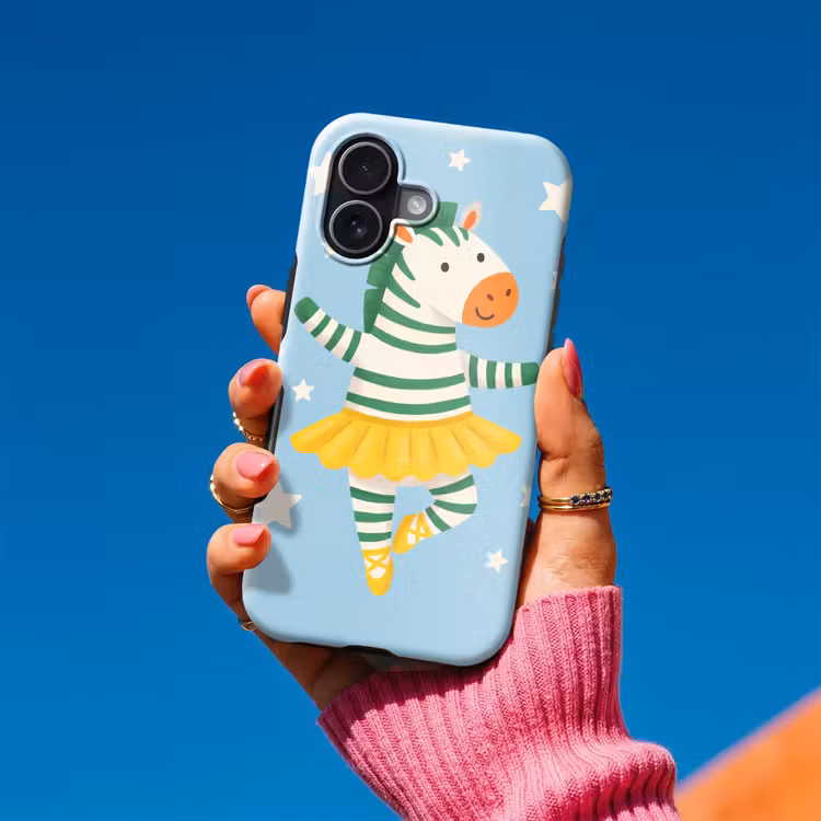 Handyhülle Toughcase - Tiere – Tanz – Illustration – Kinderzimmer – Sterne — 2