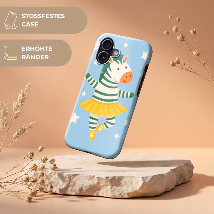 Handyhülle Toughcase - Tiere – Tanz – Illustration – Kinderzimmer – Sterne — 5