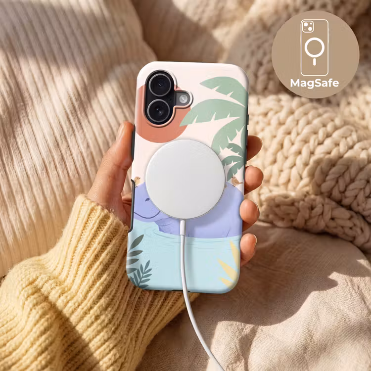 Handyhülle Toughcase - Tiere – Vogel – Wasser – Natur – Illustration — 8