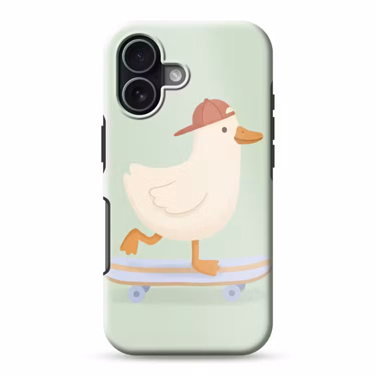 Handyhülle Toughcase - Vogel – Skateboard – Tiere – Cartoon – Verspielt — 1
