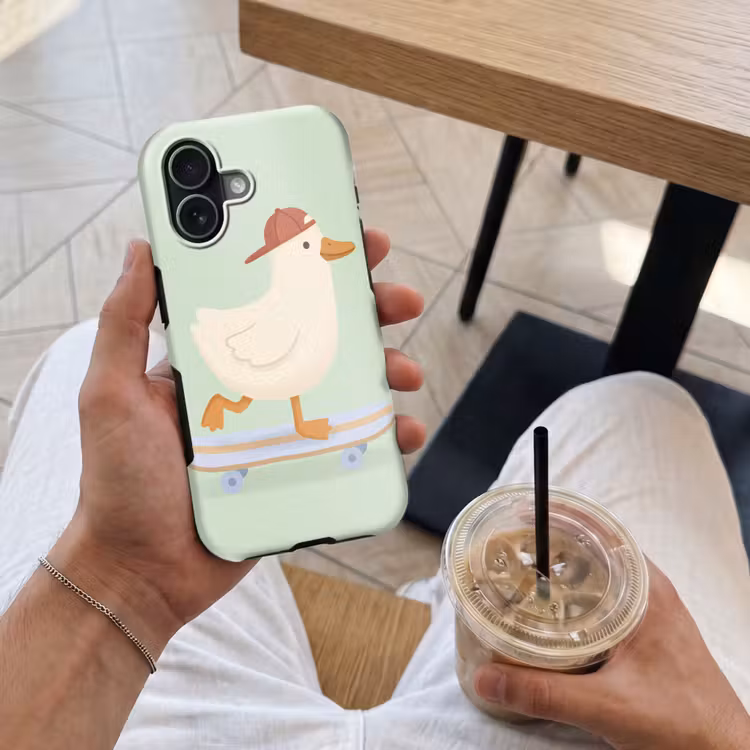 Handyhülle Toughcase - Vogel – Skateboard – Tiere – Cartoon – Verspielt — 4