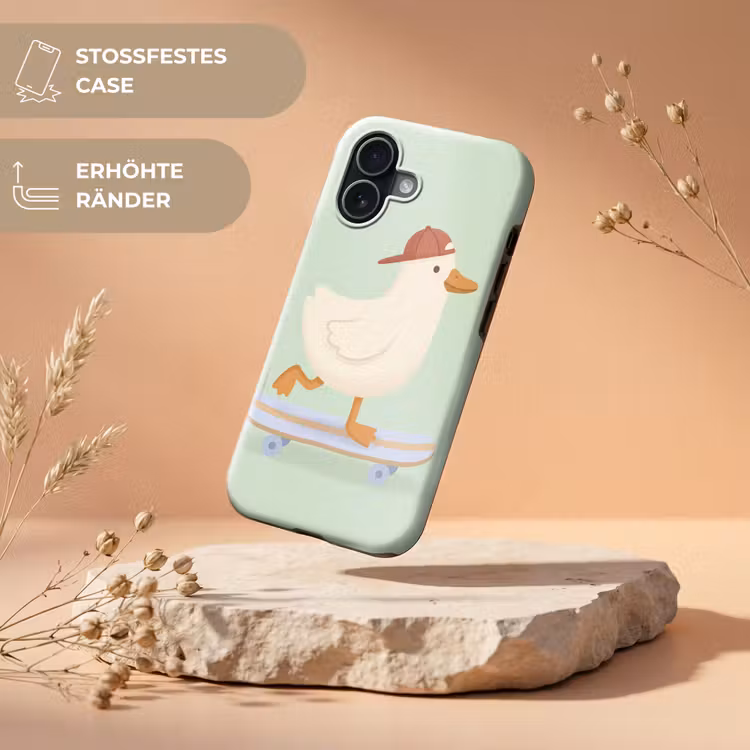 Handyhülle Toughcase - Vogel – Skateboard – Tiere – Cartoon – Verspielt — 5