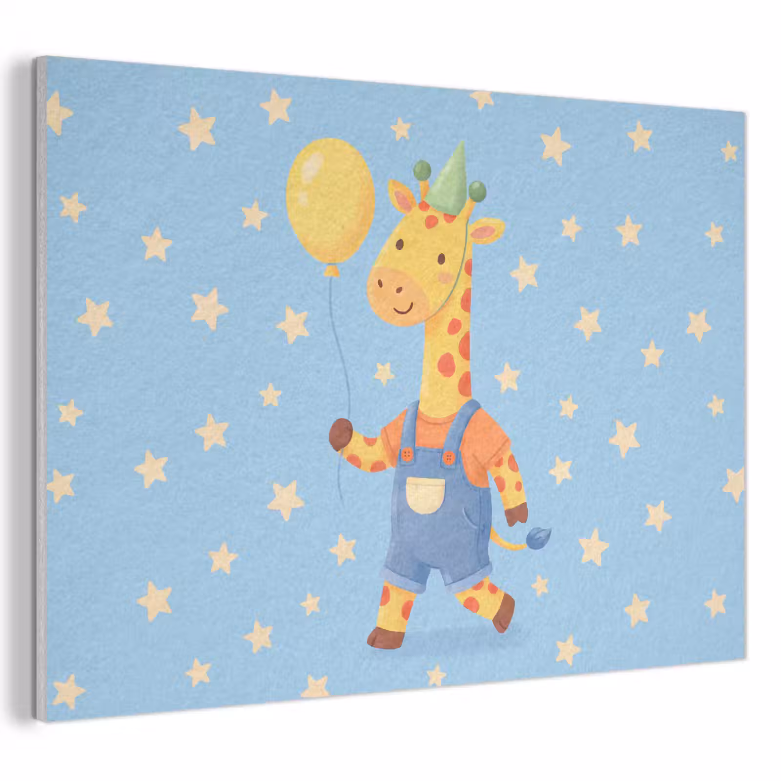 Akustikbild - Tiere – Giraffe – Luftballon – Party – Kinderzimmer — 1
