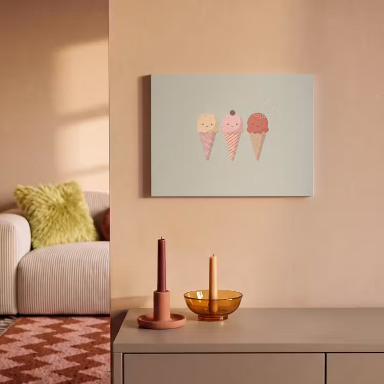 Akustikbild - Eis – Eistüten – Essen – Illustration – Fröhlich — 2