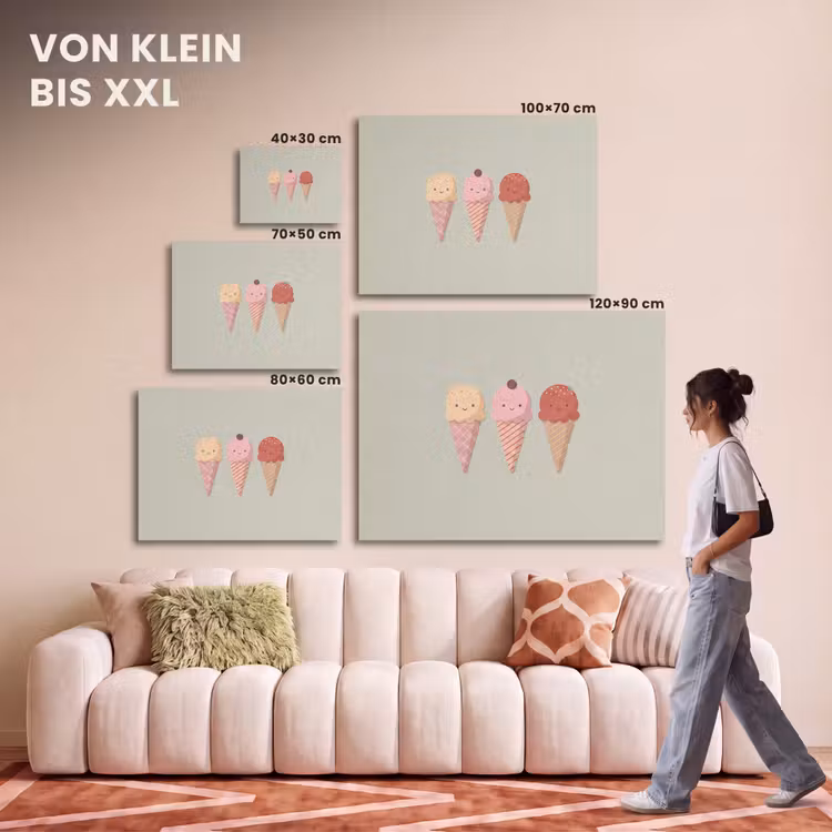 Akustikbild - Eis – Eistüten – Essen – Illustration – Fröhlich — 7