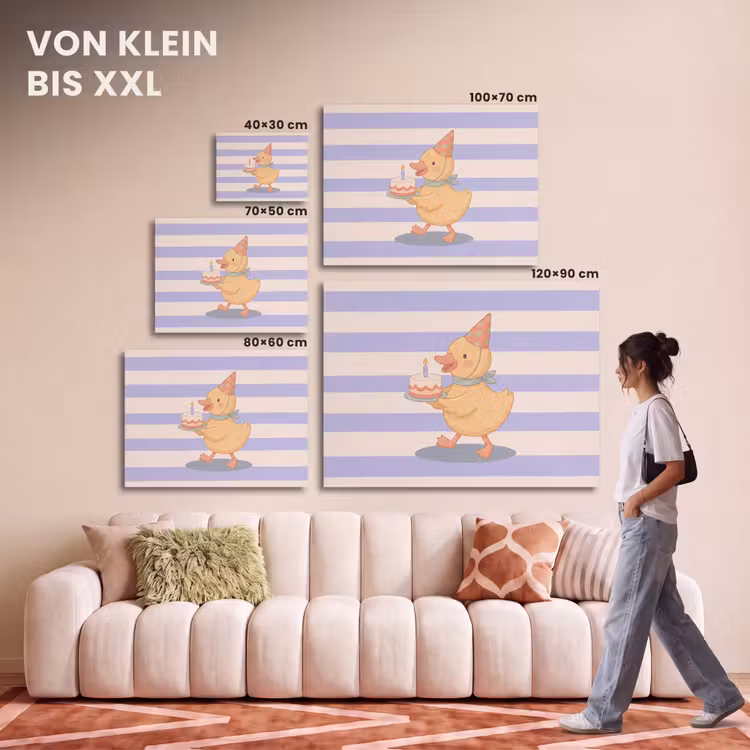 Akustikbild - Vogel – Fest – Torte – Kinder – Illustration — 7