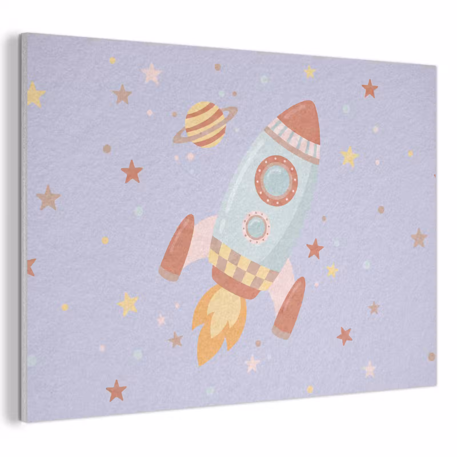 Akustikbild - Rakete – Weltraum – Planet – Illustration — 1