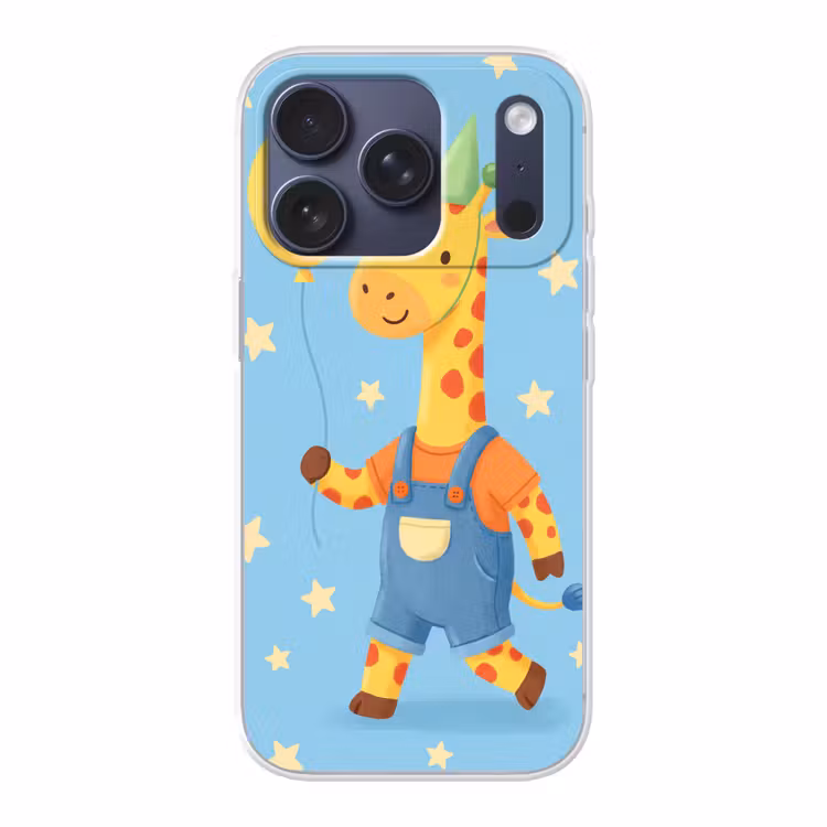 Handyhülle - Tiere – Giraffe – Luftballon – Party – Kinderzimmer — 1