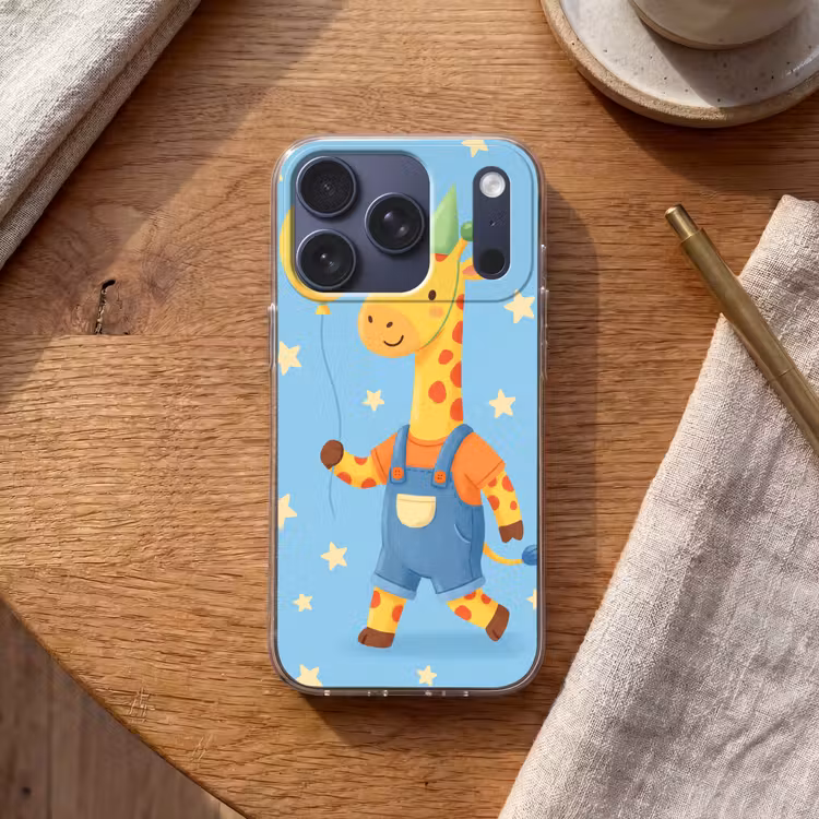 Handyhülle - Tiere – Giraffe – Luftballon – Party – Kinderzimmer — 2